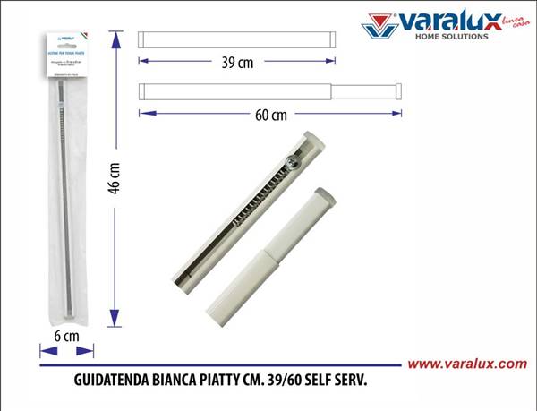VARALUX GUIDA TENDA PIATTA 39/60 
