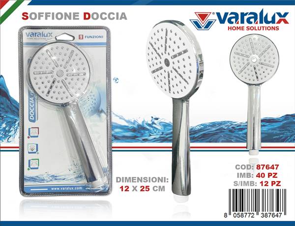VARALUX SOFFIONE DOCCIA MULTIFUNZIONE 