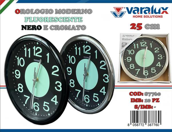 VARALUX OROLOGIO MODERNO FLORESCENTE 