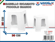 VARALUX SGABELLO PICCOLO BIANCO