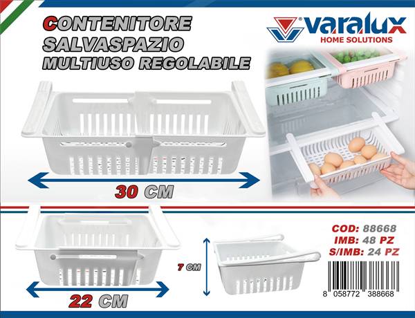VARALUX CONTENITORE SALVASPAZIO MULTIUSO 