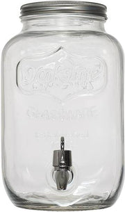 GHOME DISPENSER VETRO CON EROGATORE 5,1L DISPENSER CON RUBINETTO