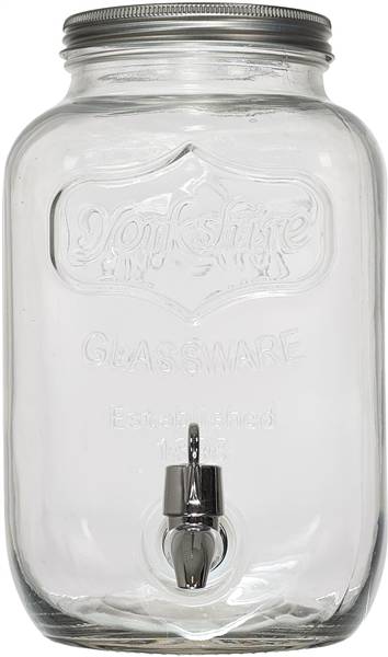 GHOME DISPENSER VETRO CON EROGATORE 5,1L DISPENSER CON RUBINETTO