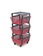 ECOPLAST CARRELLINO MODULA COL. ROSSO 