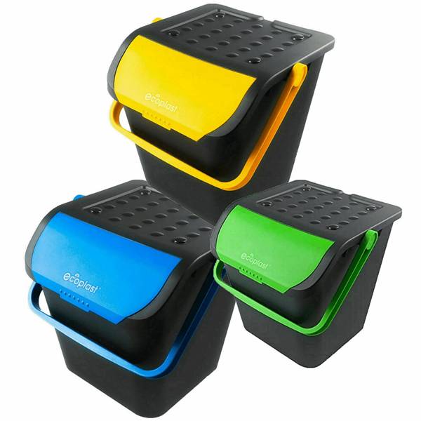 ECOPLAST TRIS PATTUMIERA ECOLOGIC LT.35 CM 38 X 36,5 X 45 H