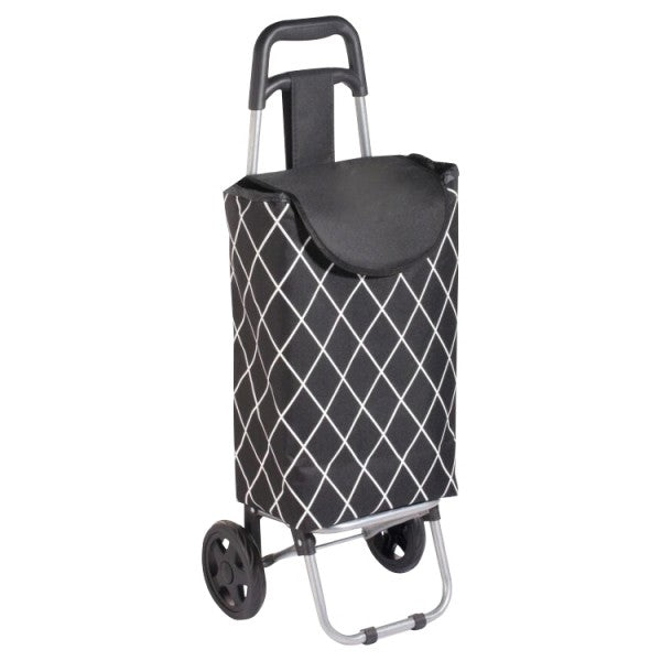 PRATIKO DESY HOME CARRELLO SPESA SUSANNA 24LT MAX 18KG NERO