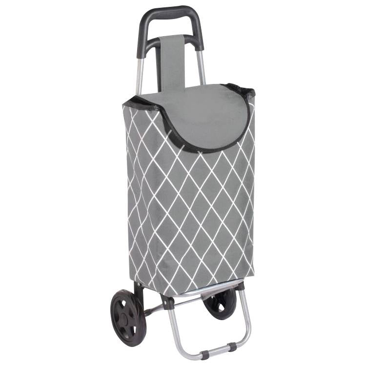PRATIKO DESY HOME CARRELLO SPESA SUSANNA 24LT MAX 18KG GRIGIO