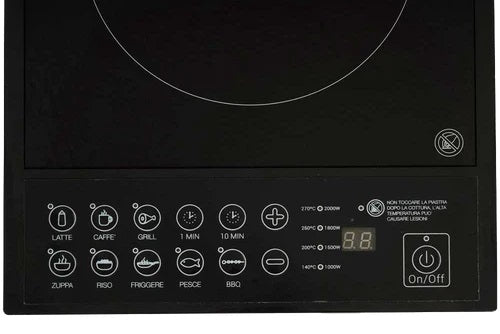 SLM PIASTRA INDUZIONE 2000W SI0001