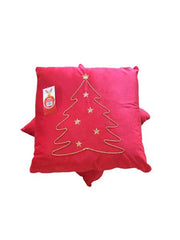 TR CUSCINO ARREDO VELLUTO STAR XMAS 