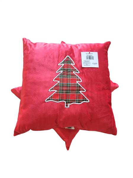 TR CUSCINO ARREDO VELLUTO SQUARE XMAS 