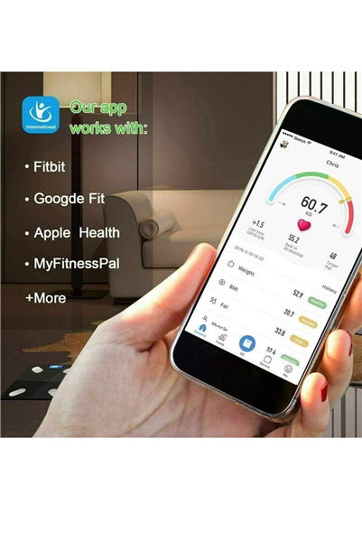 BILANCIA DIGITALE INTELLIGENTE BLUETOOTH 