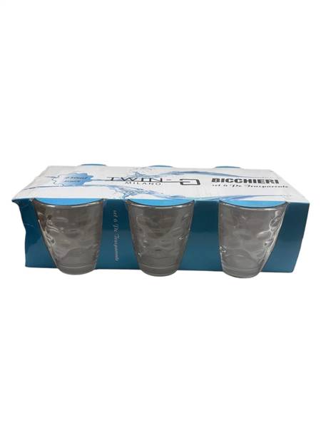 TWIN-G BICCHIERE SET 6 PZ TRASPARENTE 