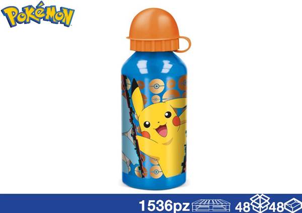 EOL BORRACCIA ALLUMINIO 400ML POKEMON 