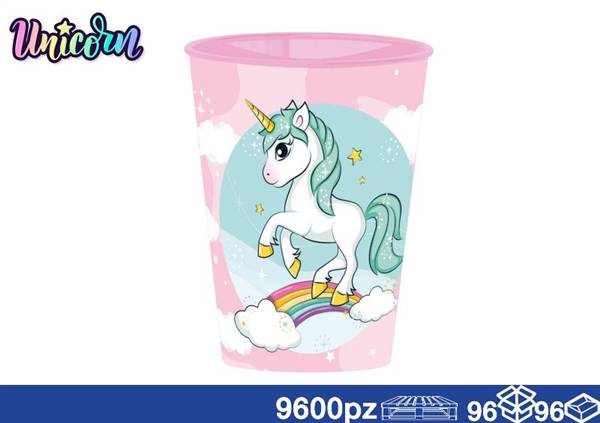 EOL BICCHIERE BIMBI 260ML UNICORN 