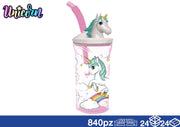 EOL BICCHIERE C/CANNUCCIA 360ML UNICORN