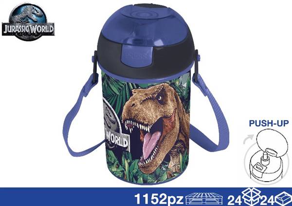 EOL BORRACCIA C/TRACOLLA 450ML JURASSIC 