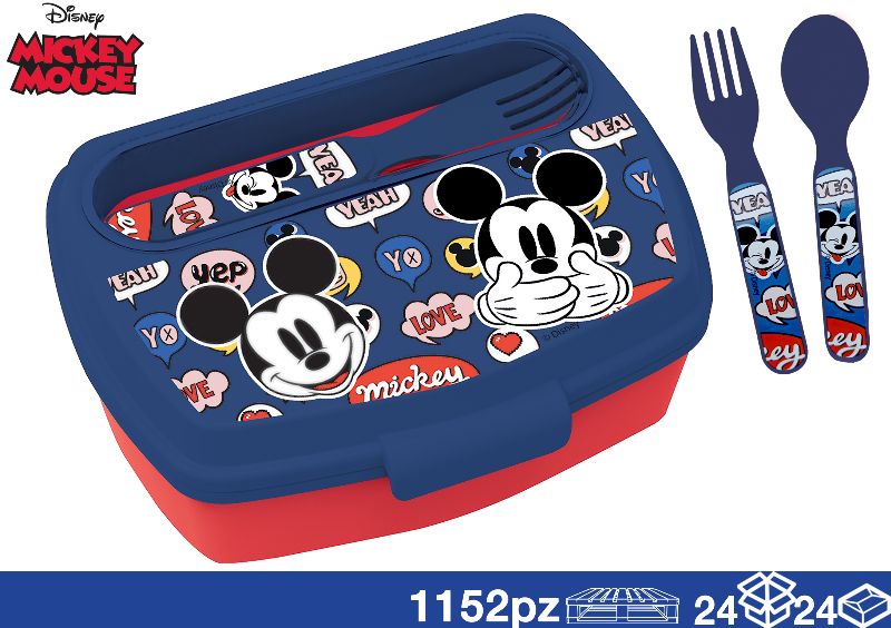 EOL FOOD PORTAPRANZO C/POSATE MICKEY