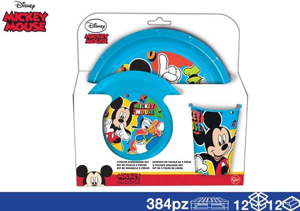 EOL SET PAPPA 3PZ MICKEY 
