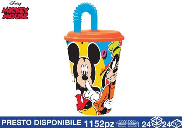 EOL BICCHIERE BIMBI C/CANN 430ML MICKEY 