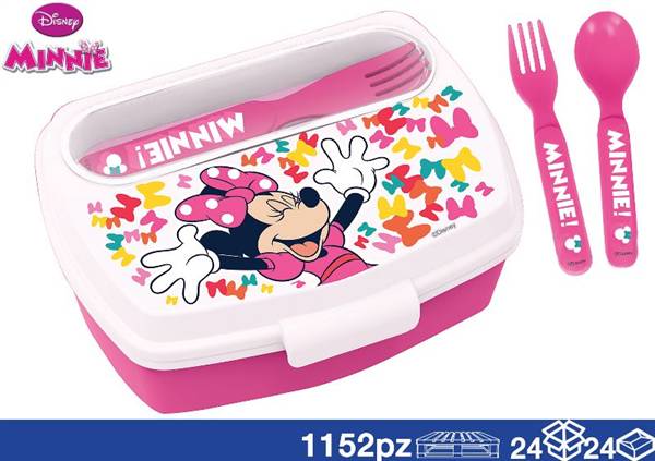 EOL PORTAPRANZO C/POSATE MINNIE 