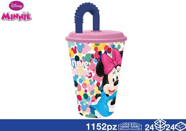 EOL BICCHIERE BIMBI C/CANN 430ML MINNIE 