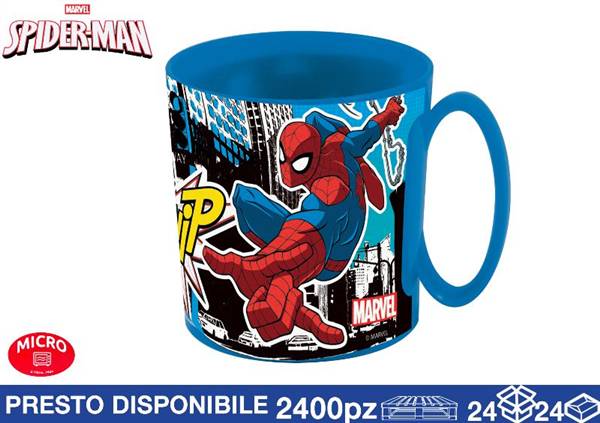 EOL TAZZA 350ML MICRO SPIDERMAN 