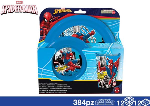 EOL SET PAPPA 3PZ SPIDERMAN 