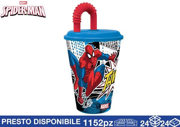 EOL BICCHIERE BIMBI C/CANN 430ML SPIDERM 