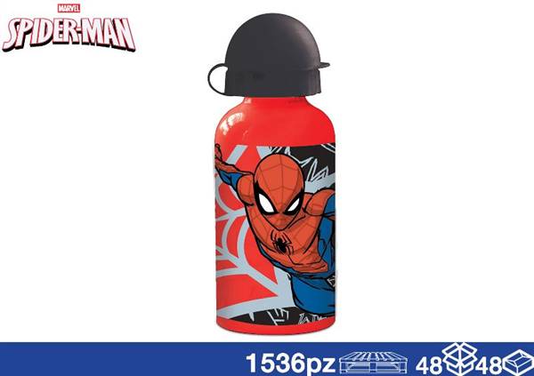 EOL BORRACCIA ALLUMINIO 400ML SPIDERMAN 