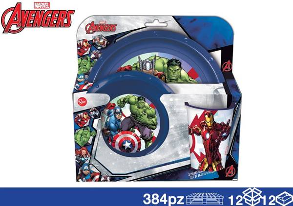 EOL SET PAPPA 3PZ AVENGERS 