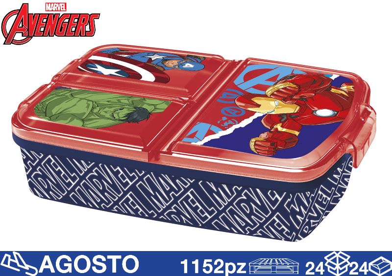 EOL FOOD PORTAPRANZO 17X19X7 AVENGERS