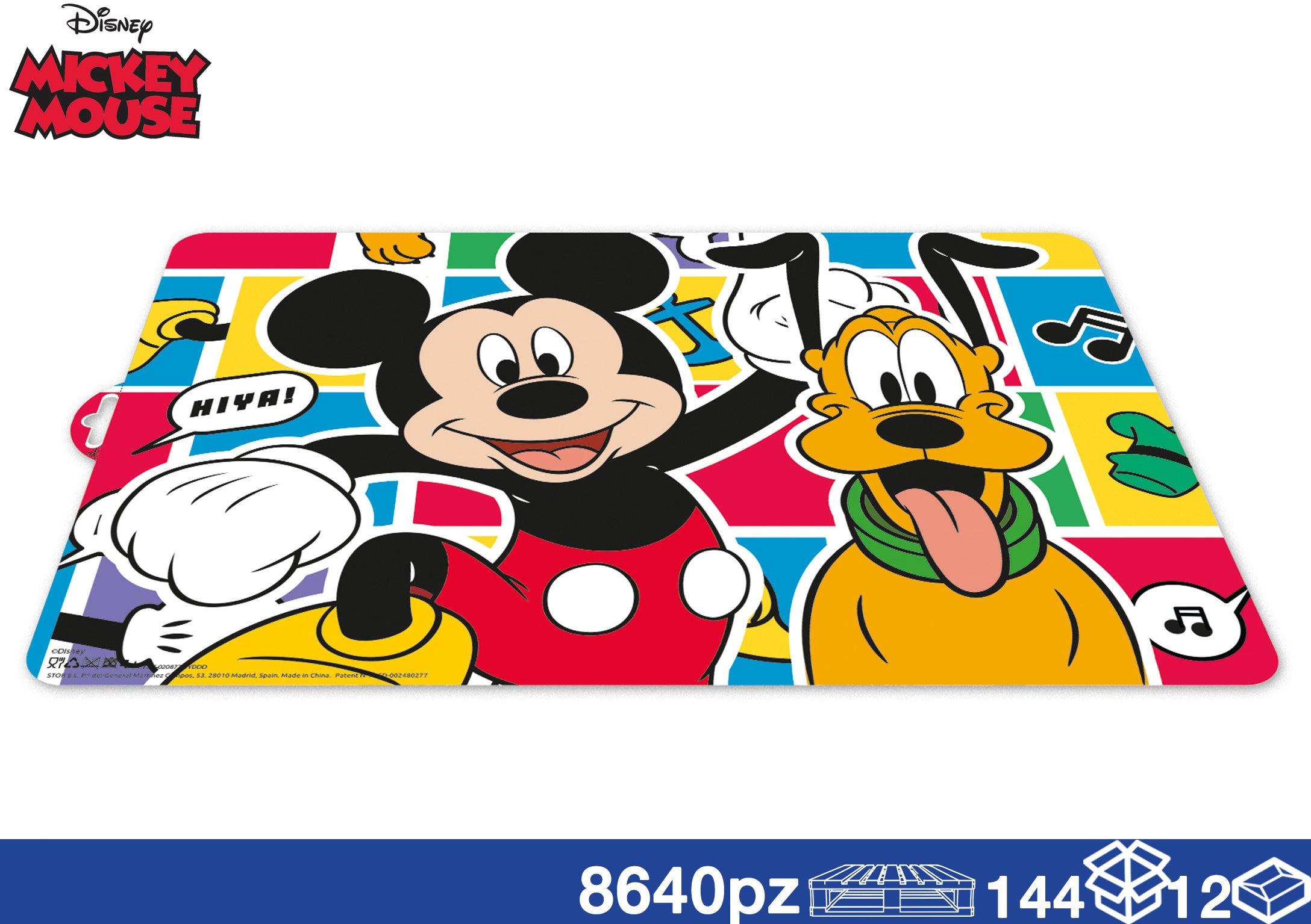 EOL FOOD TOVAGLIETTA 43X28 MICKEY