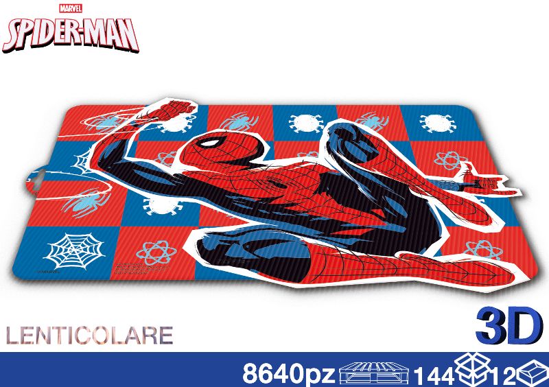 EOL TOVAGLIETTA LENTICOLARE SPIDERMAN 43X28