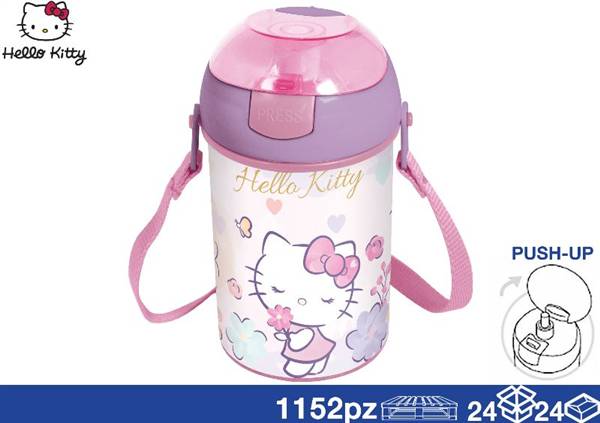 EOL BORRACCIA C/TRACOLLA 450ML HELLO KIT HELLO KITTY