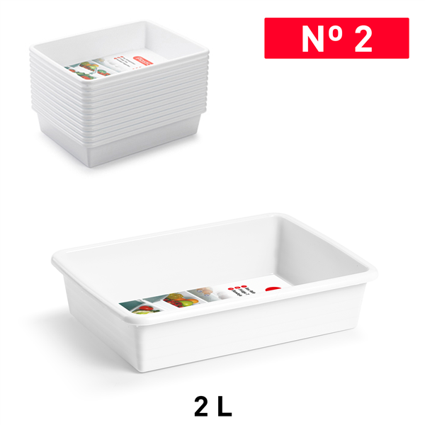 PLASTICFORTE VASSOIO BIANCO FRIGO S