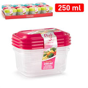 PLASTICFORTE CONTENITORI 3PZ 250ML 