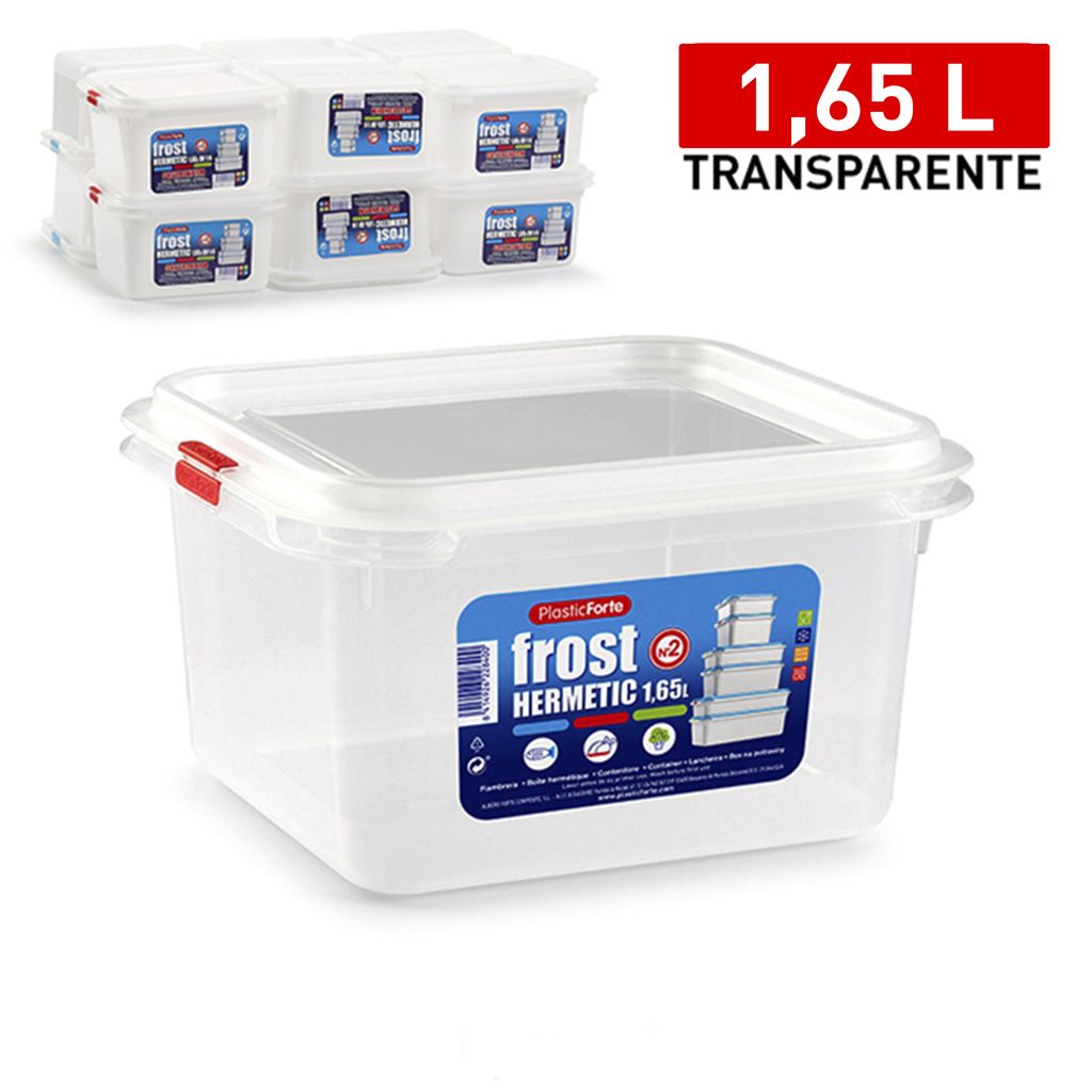 PLASTICFORTE CONTEN FROST N°2 1,65LT QUA ALTO TRASPARENTE