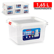 PLASTICFORTE CONTENITORE FROST 1,65L QUA ALTO TRASPARENTE N°2
