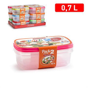 PLASTICFORTE CONTENITORI 2PZ 0,7LT 
