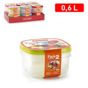 PLASTICFORTE CONTENITORI 2PZ 0,6LT 