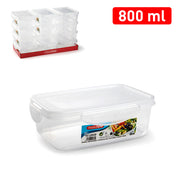 PLASTICFORTE CONTEN CLICK RETT 800ML TRASPARENTE