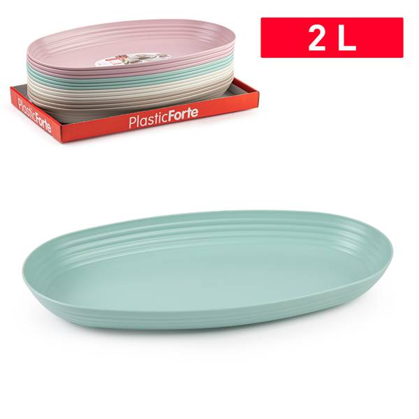 PLASTICFORTE VASSOIO CLASSIC OVALE 2LT 