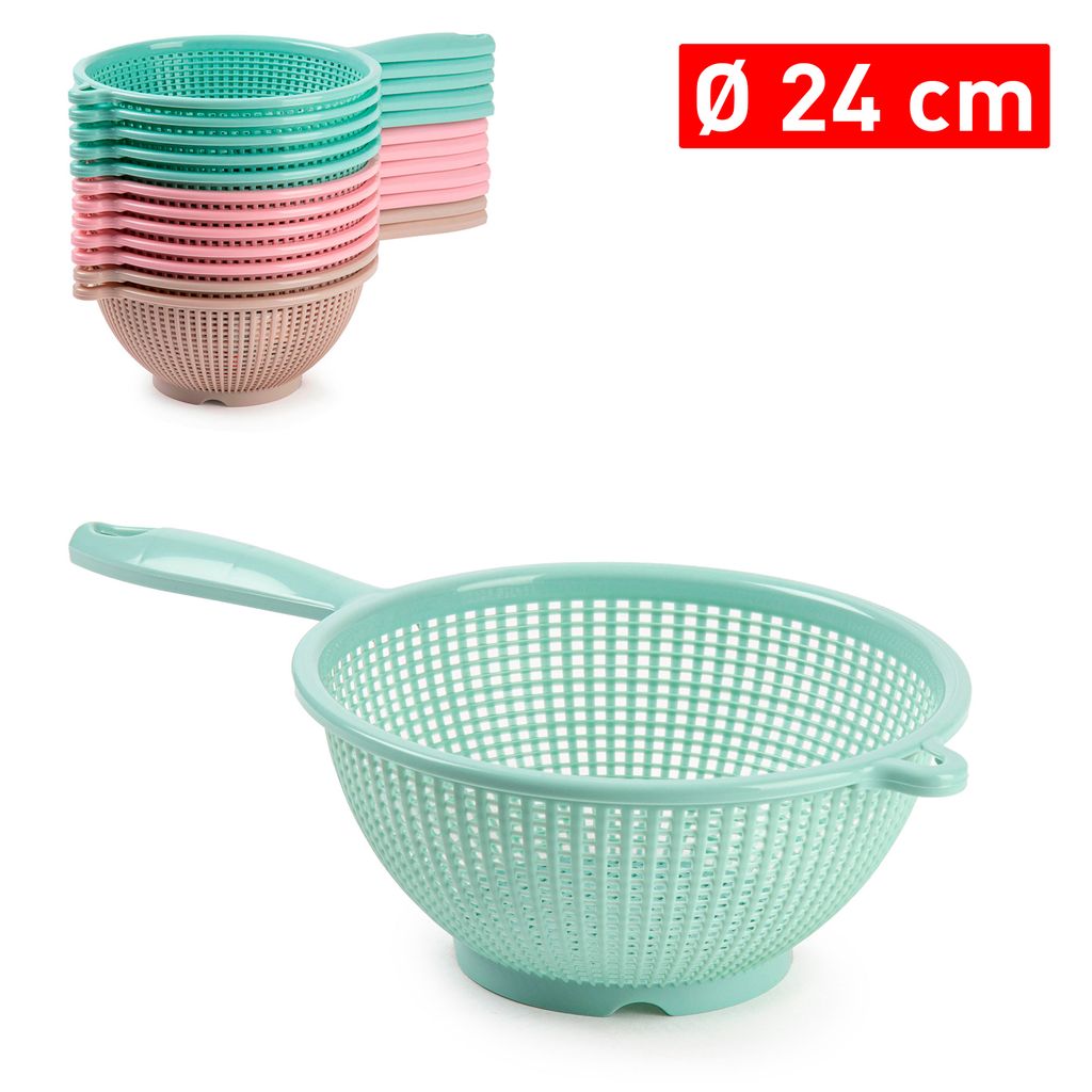 PLASTICFORTE SCOLAPASTA CON MANICO CM.24