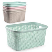 PLASTICFORTE CESTO BIANCHERIA RATTAN 35L 53X36