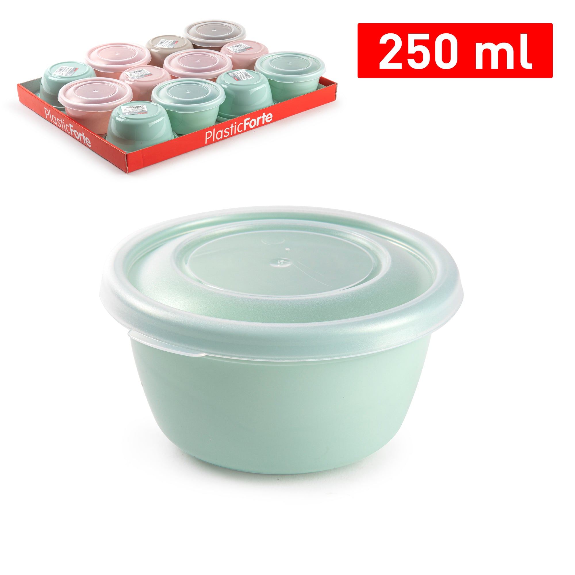 PLASTICFORTE CONTENITORE TONDO 250ML SURT VRM