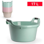 PLASTICFORTE BACINELLA TONDA 17L C/MAN CON MANIGLIA SURT VRM
