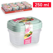 PLASTICFORTE CONTENITORI 3PZ 250ML SURT VRM