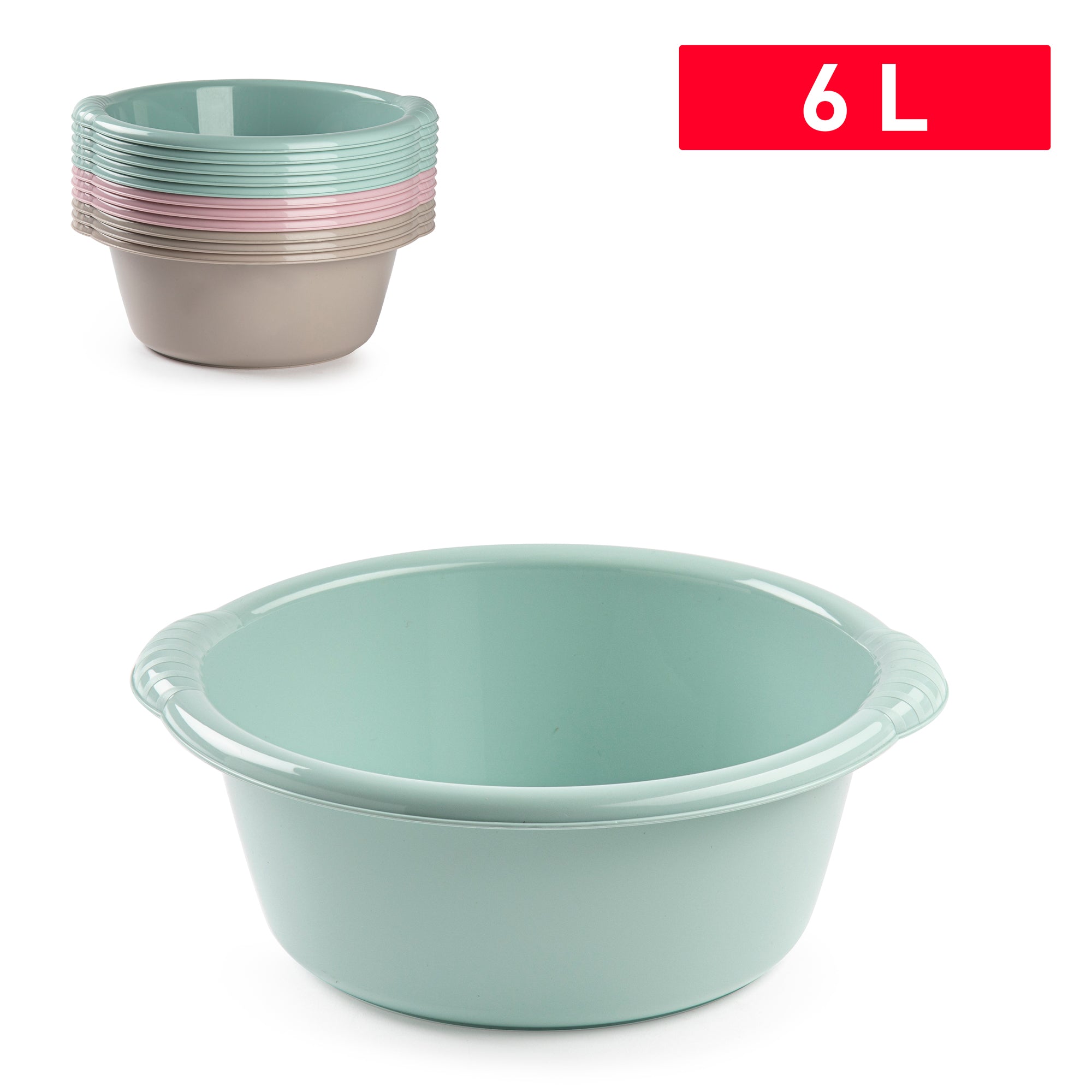 PLASTICFORTE BACINELLA TONDA 6LT SURT VRM