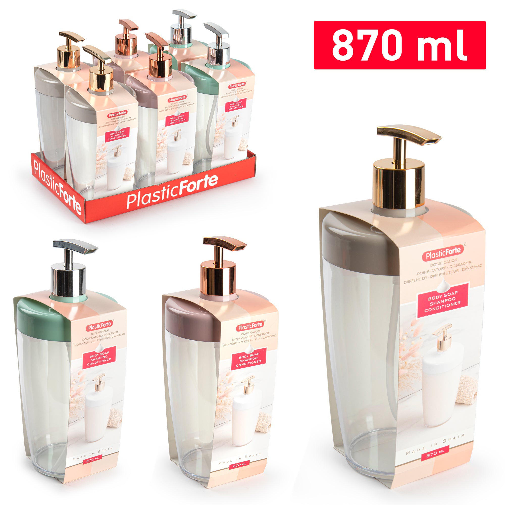 PLASTICFORTE DOSATORE SAPONE SURT VRM