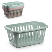 PLASTICFORTE CESTA BIANCHERIA RETT. 57X38X25